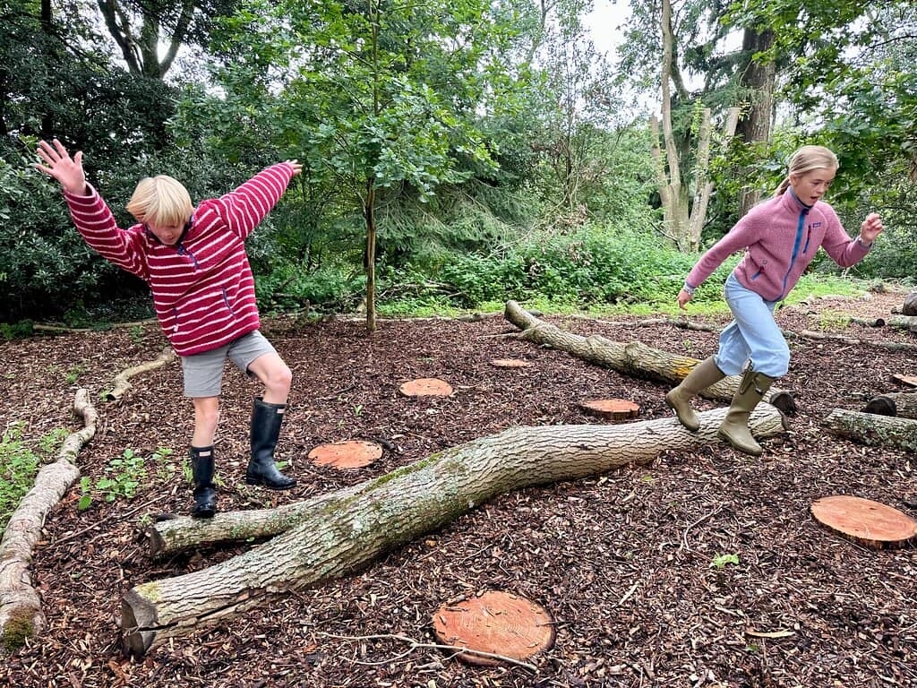Woodland and Croquet Lawn