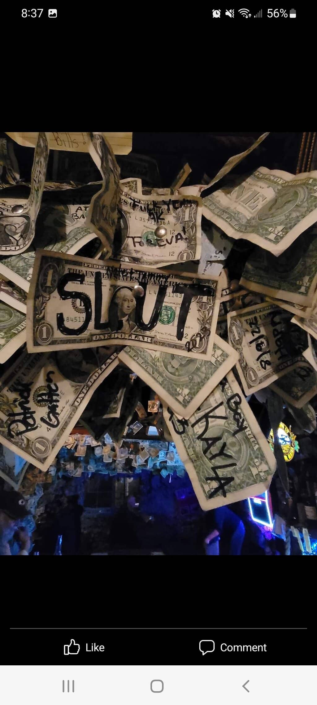 Dollar Bill Walls