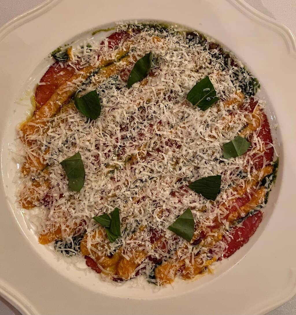 Salmon Roe and Egg Sandwich