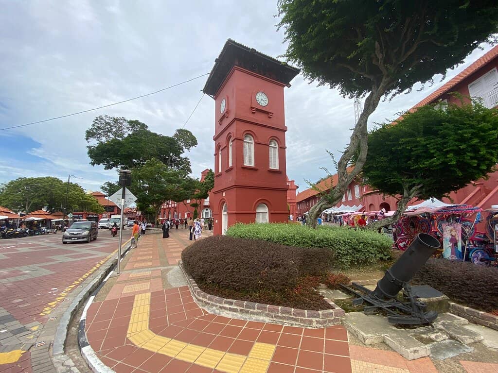 The Iconic Red Clock Tower