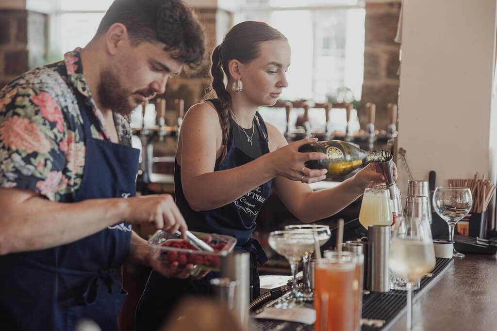 Festive Drinks & Cozy Atmosphere