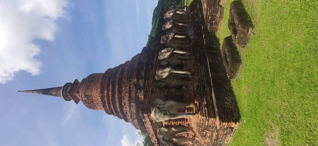 Restored Elephant Sculptures