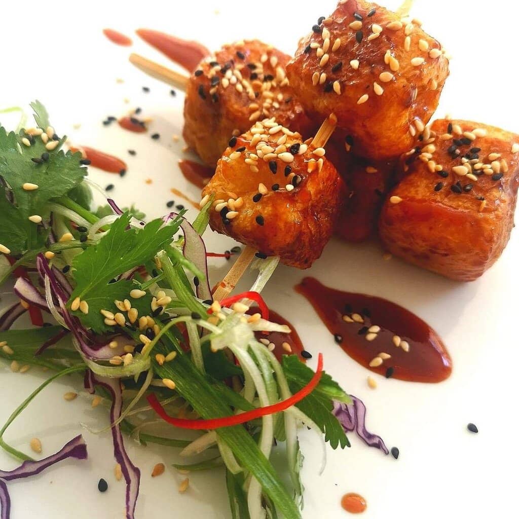 Teriyaki Tofu Skewers