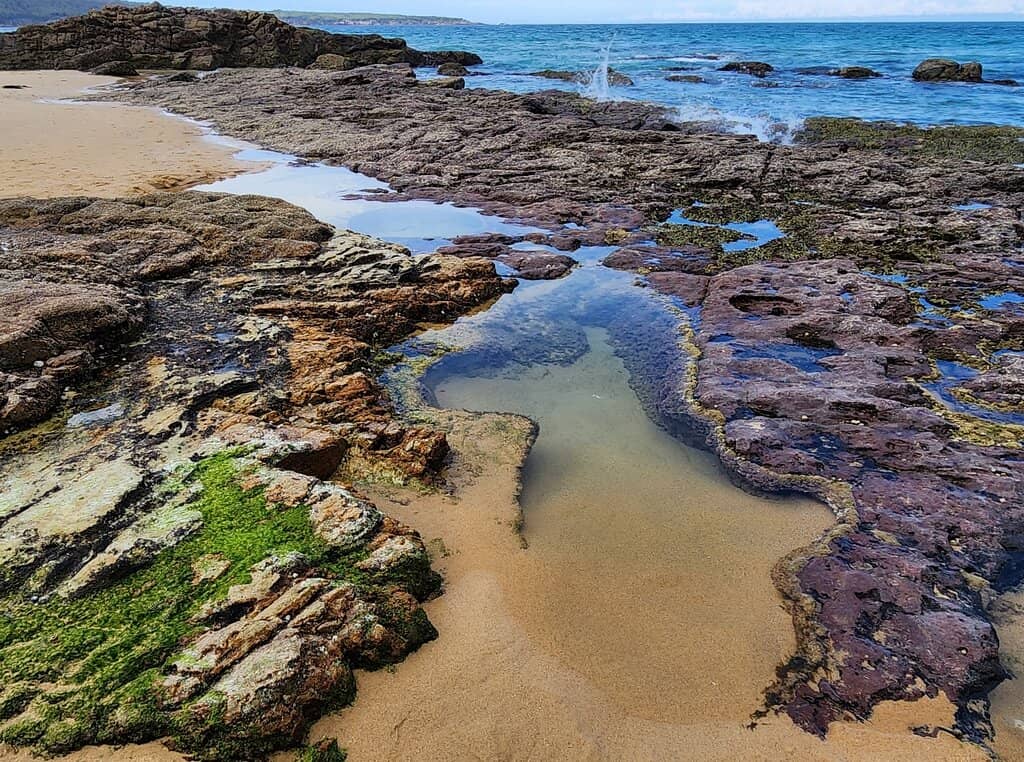 Pink and White Cliffs