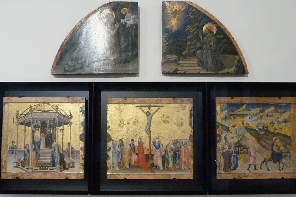 Works by Duccio and Simone Martini