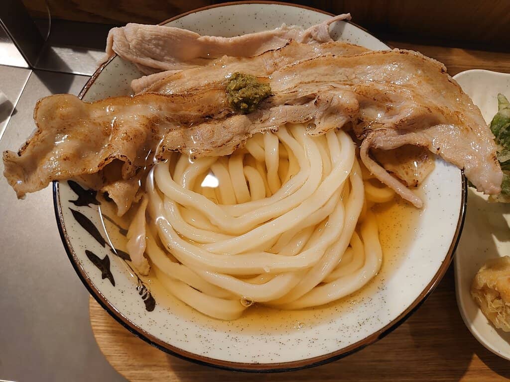 Maitake with Butter Udon