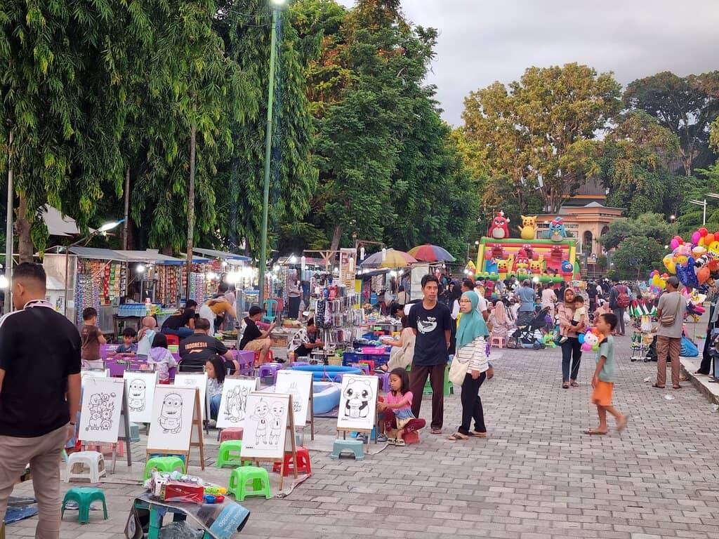 Cooling Pond with Fountains