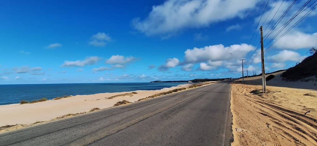 Expansive Sandy Shoreline
