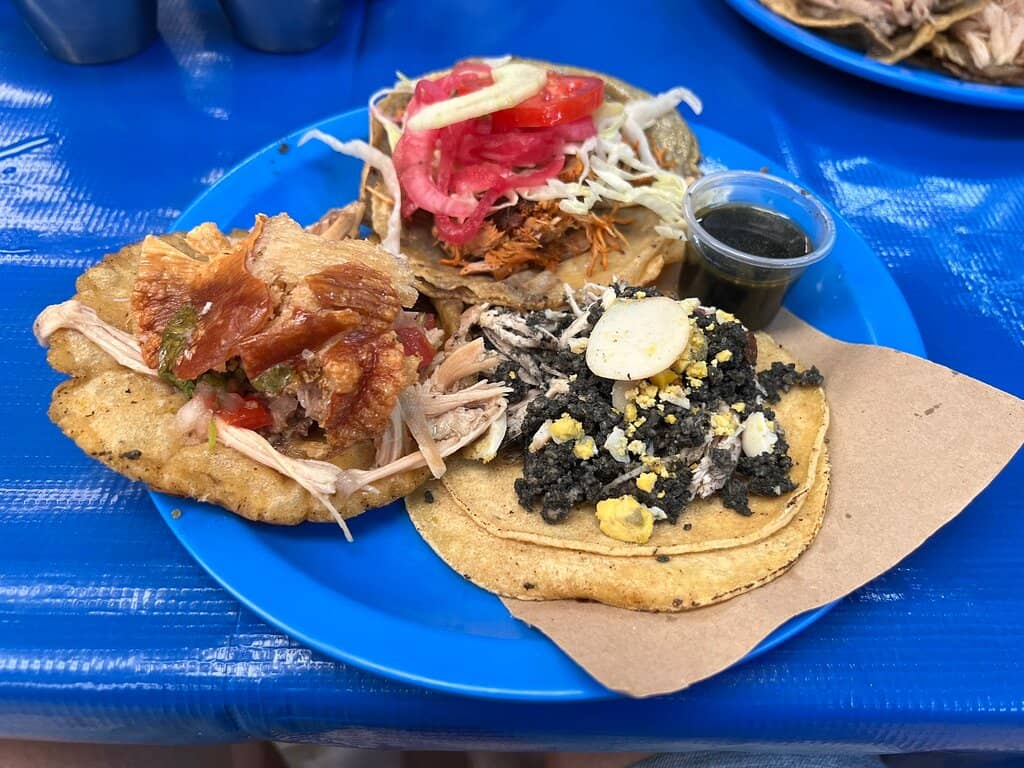 Salbutes Over Tortillas
