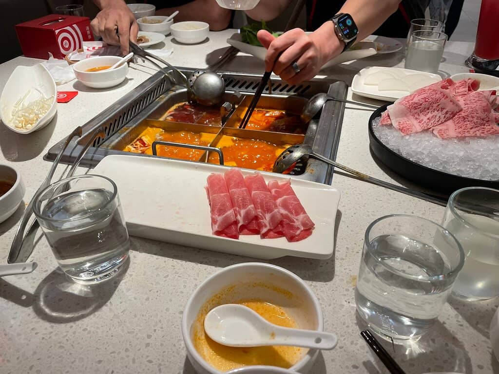 Interactive Hot Pot Experience