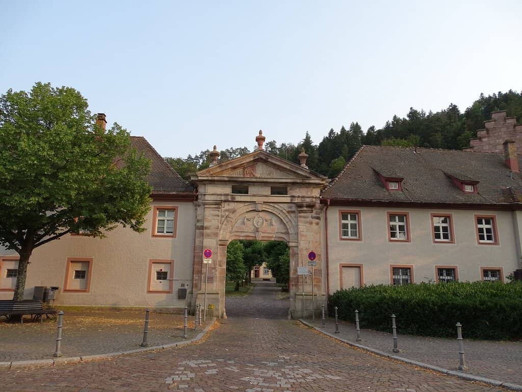 Peaceful Monastery Grounds