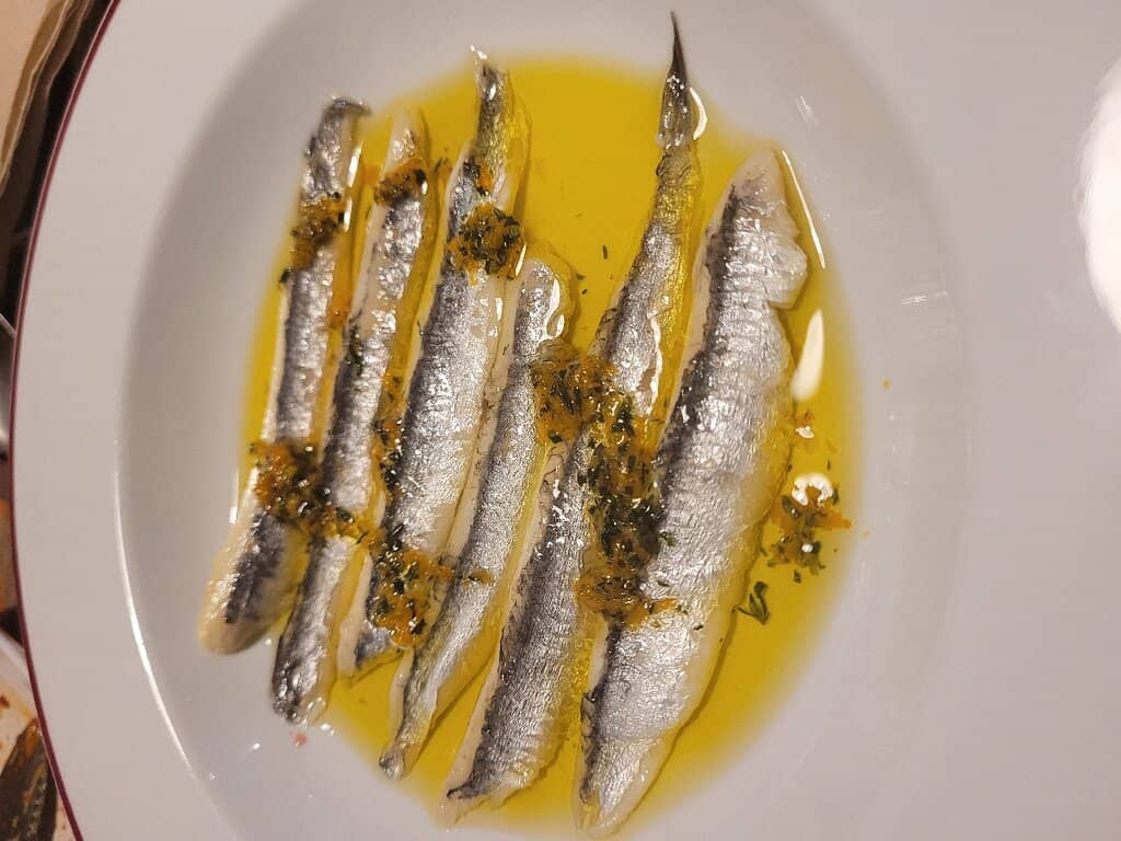 Shredded lamb arancini, onion & IPA purée, salsa verde