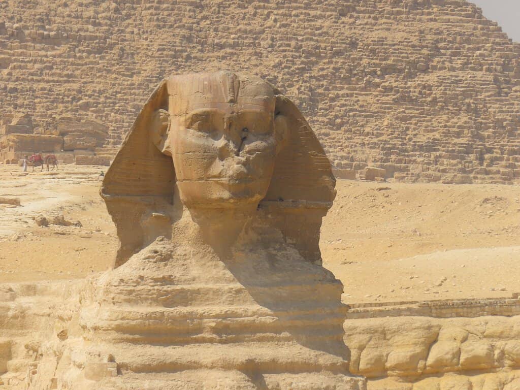 Pyramids of Khafre and Menkaure