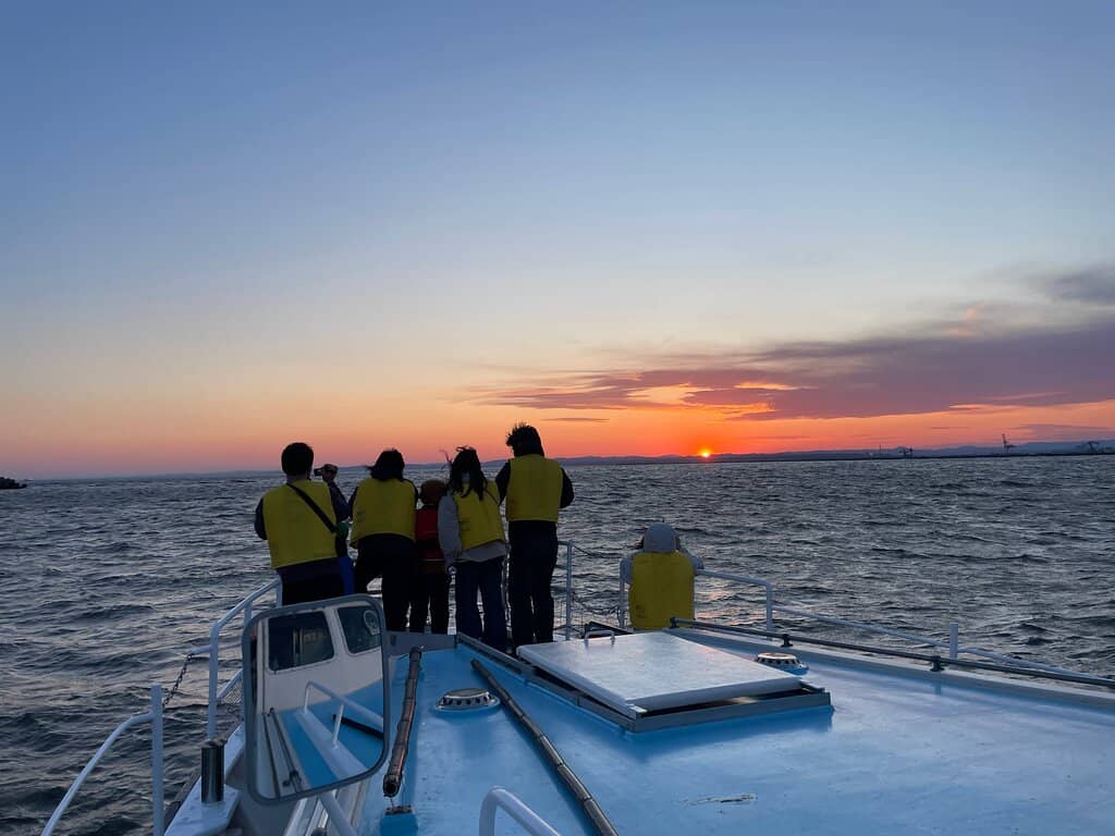 Golden Hour Over Kushiro Port