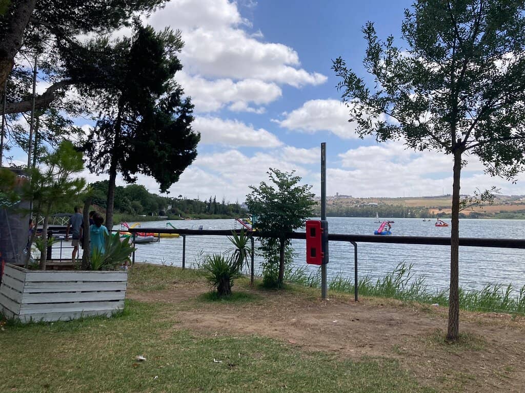 Scenic Artificial Beach