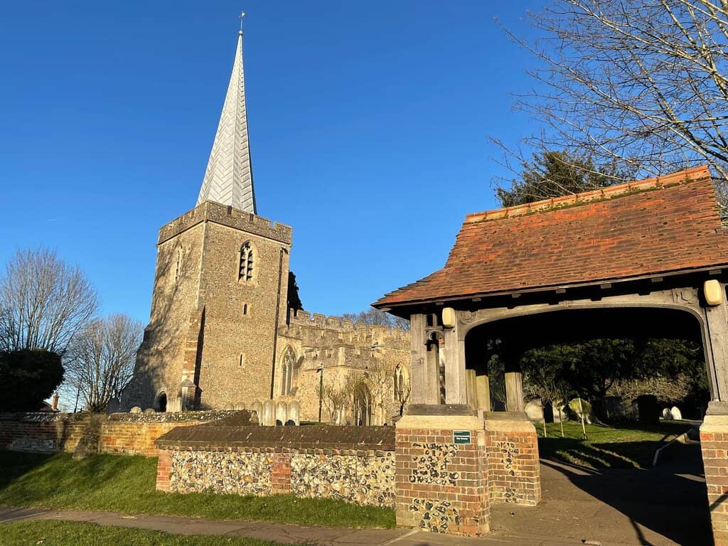 Peaceful Church Grounds