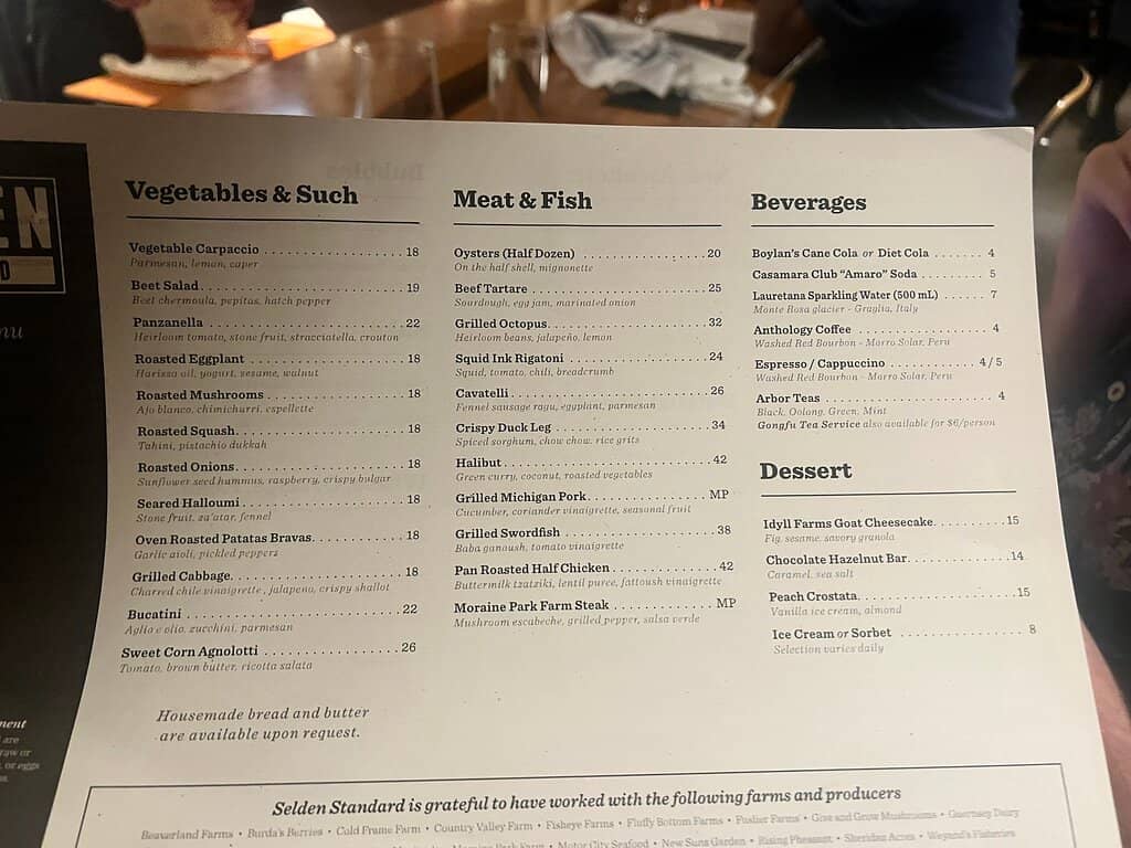 Farm-to-Table Small Plates