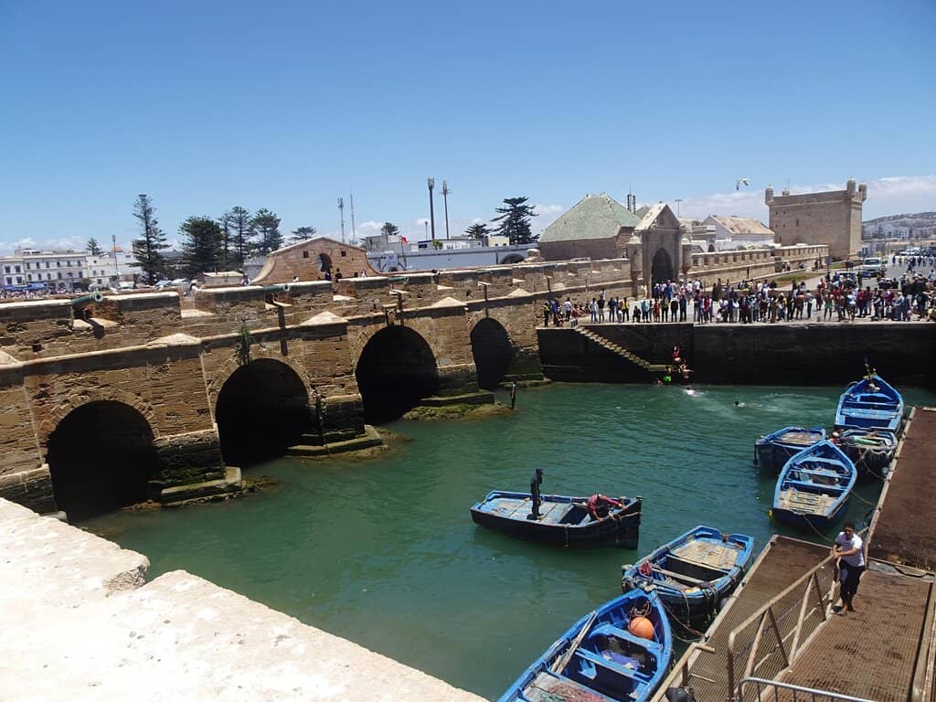 Bustling Fishing Port