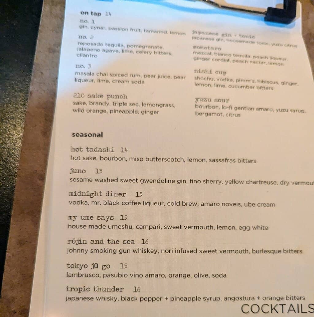 Izakaya Small Plates