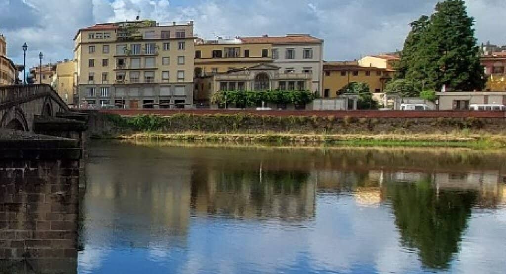 Sunset over the Arno