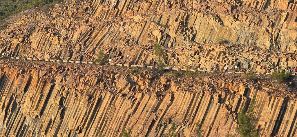 Hexagonal Volcanic Columns