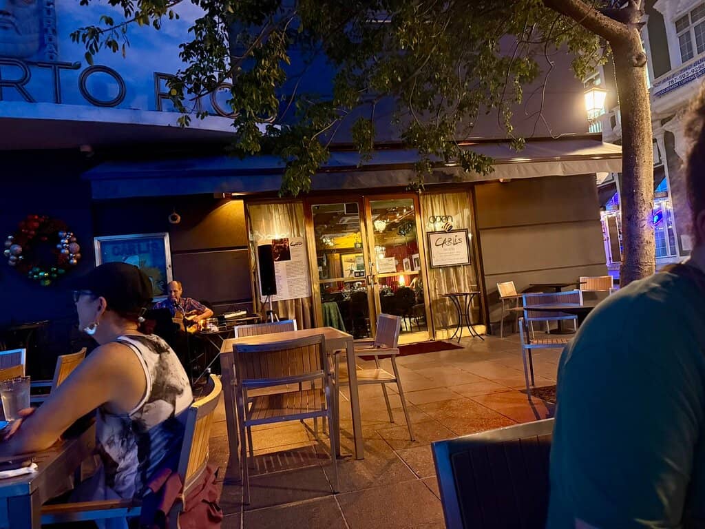 Intimate Ambiance with Outdoor Seating