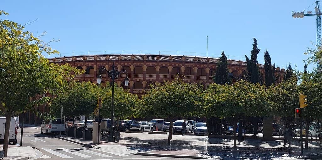 Striking Colonnaded Exterior