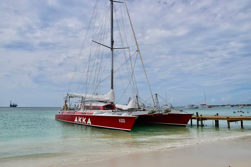 Parasailing Over Eagle Beach