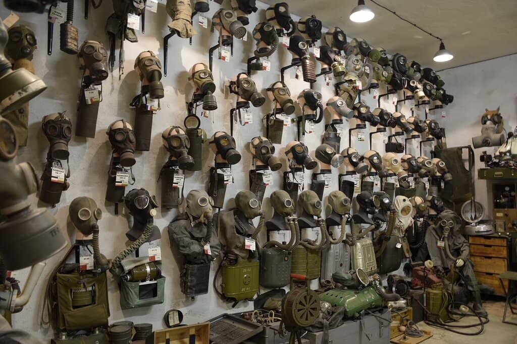 Extensive Gas Mask Collection