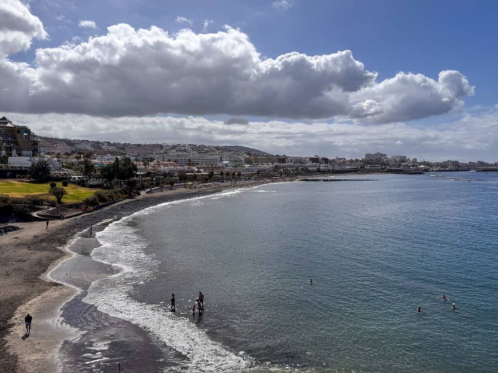 Vibrant Beachfront Promenade
