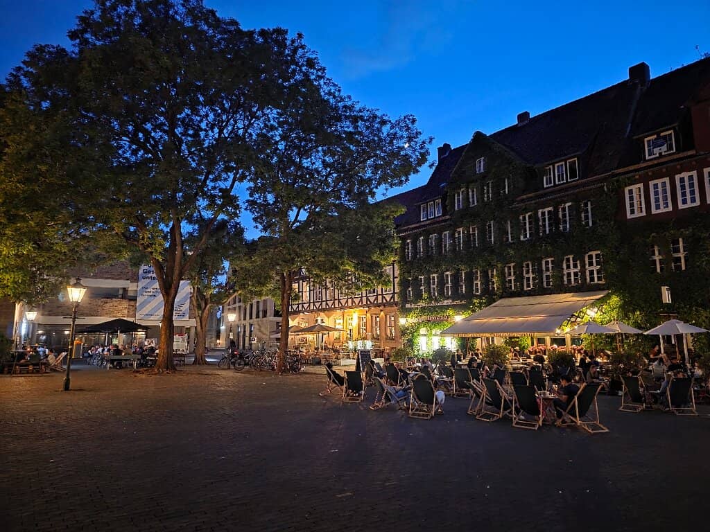 Charming Cobblestone Square