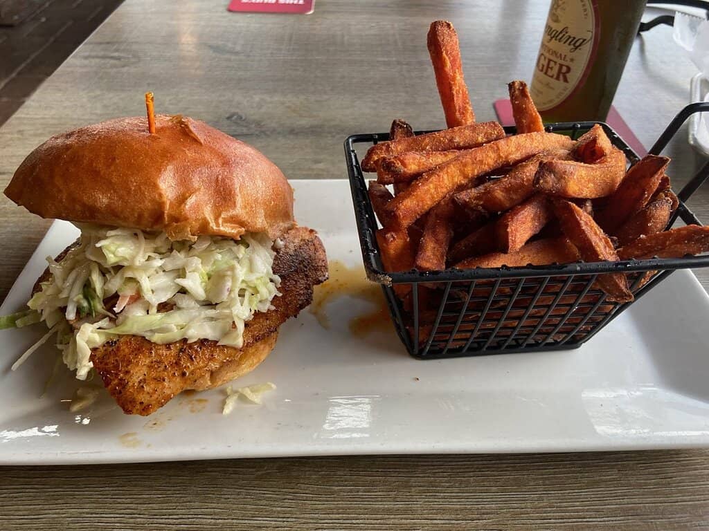 Blackened Mahi Mahi Sandwich