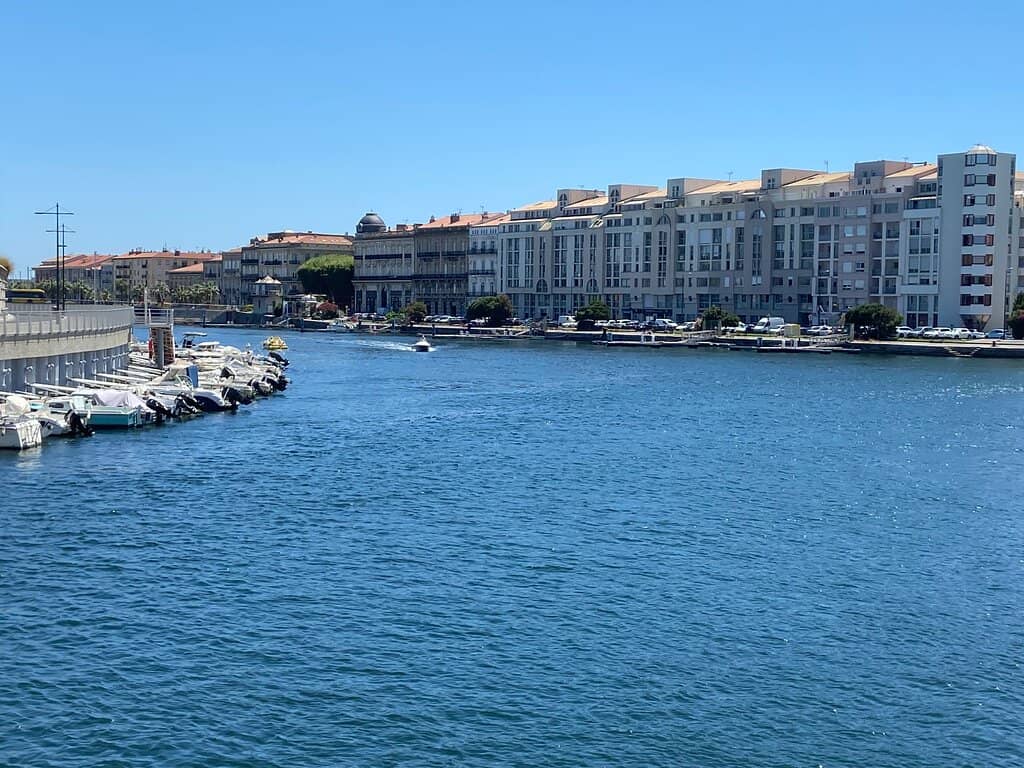 Bustling Fishing Port