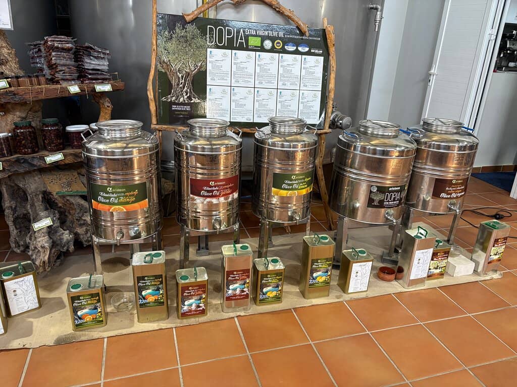 Traditional Olive Press Display
