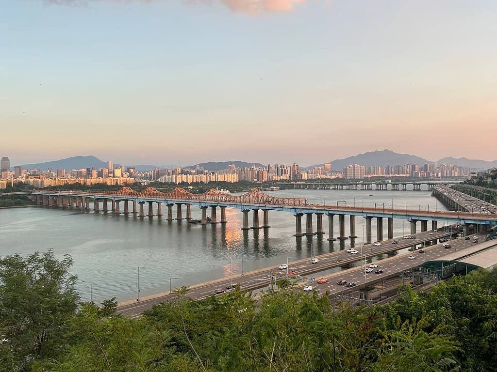 Sunset Over the Han River