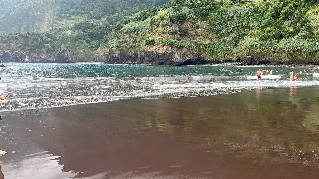 Dramatic Black Sand Beach