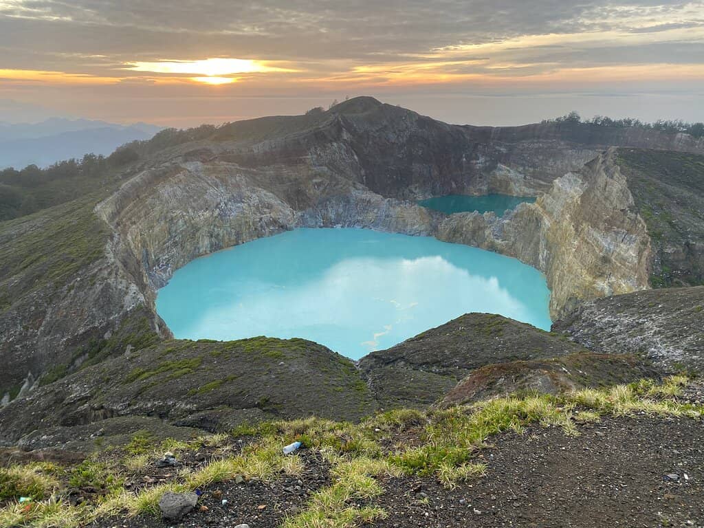 Sunrise Over the Crater Lakes