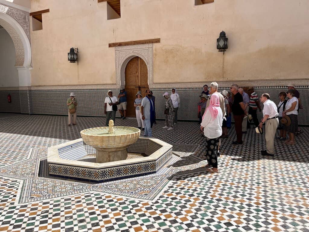 Intricate Zellige Tilework