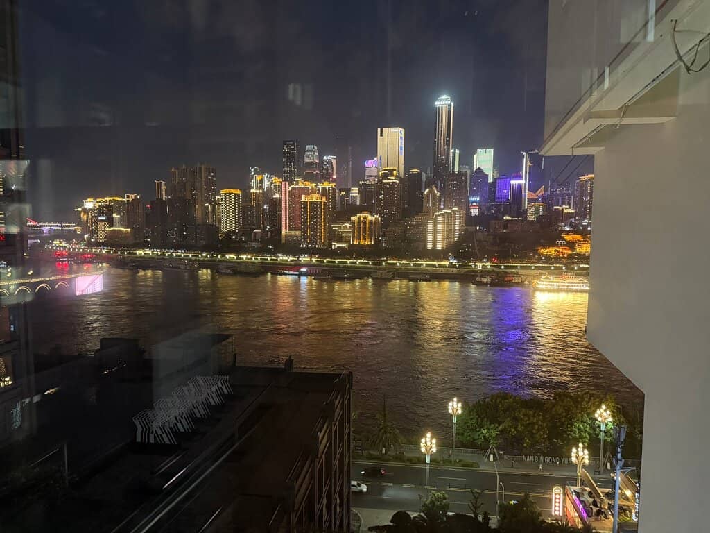 Nighttime City Lights