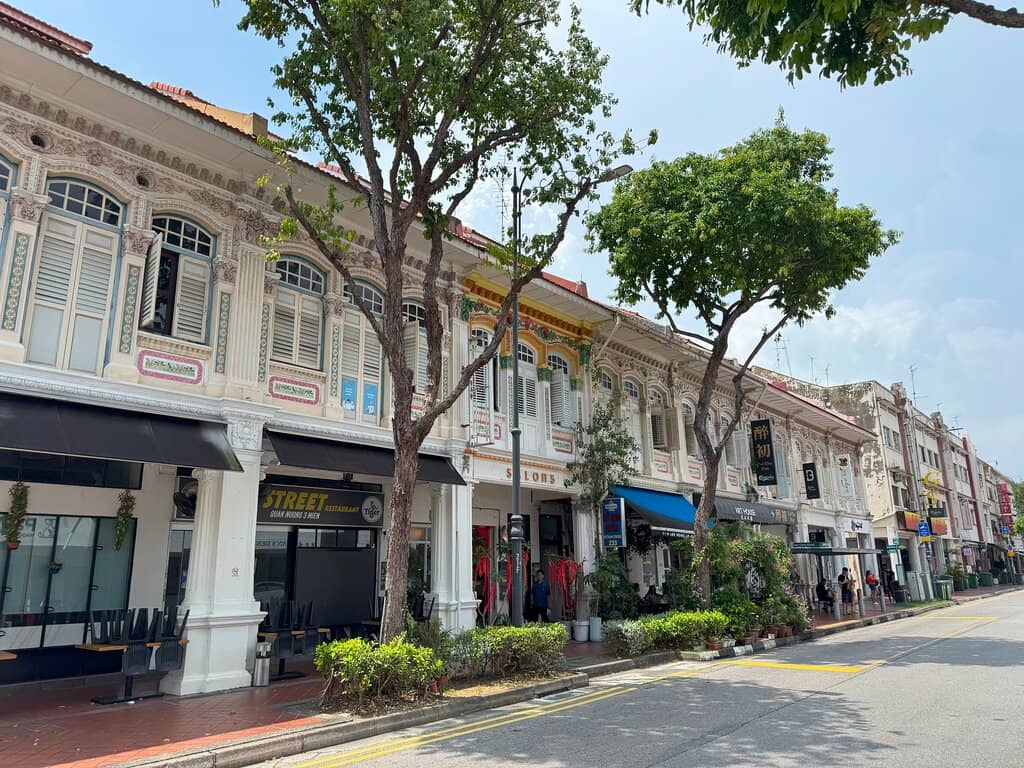 Colorful Peranakan Shophouses