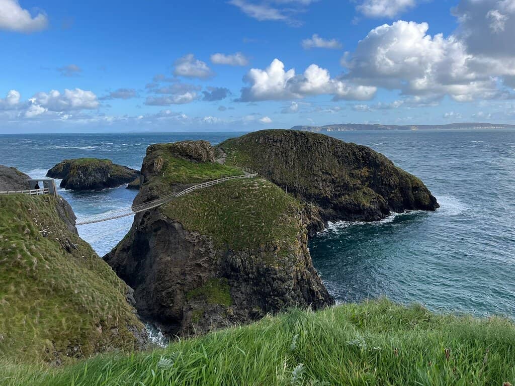 Crossing the Inca Rope Bridge