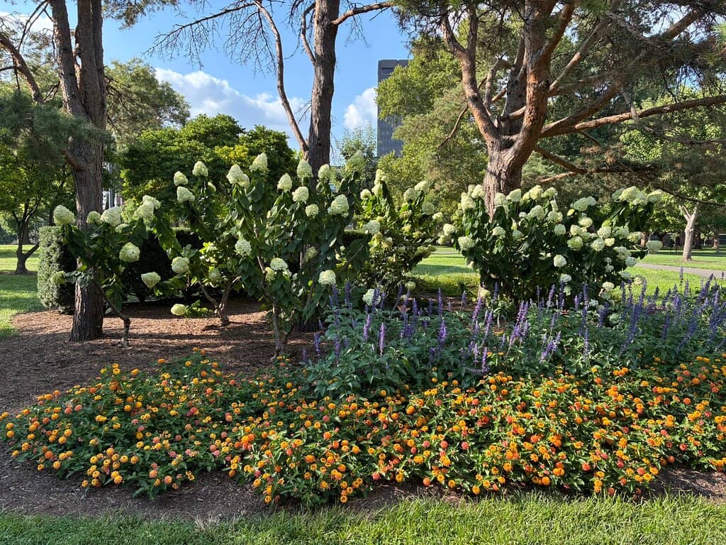 Intricate Green Sculptures