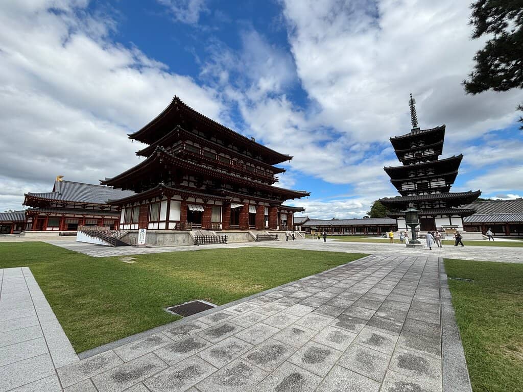 Spacious Temple Grounds