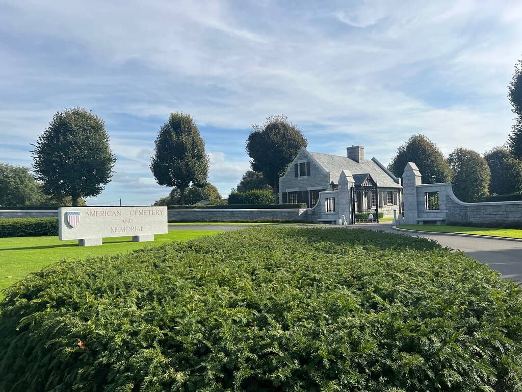 The Rows of White Crosses