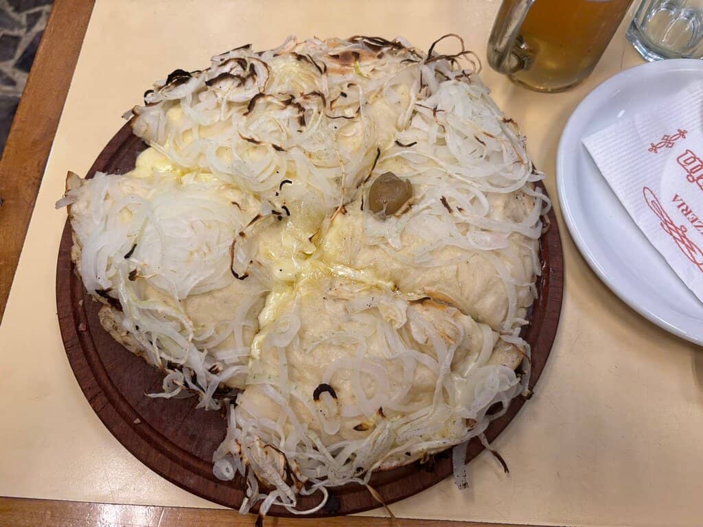 Generous Cheese and Unique Toppings