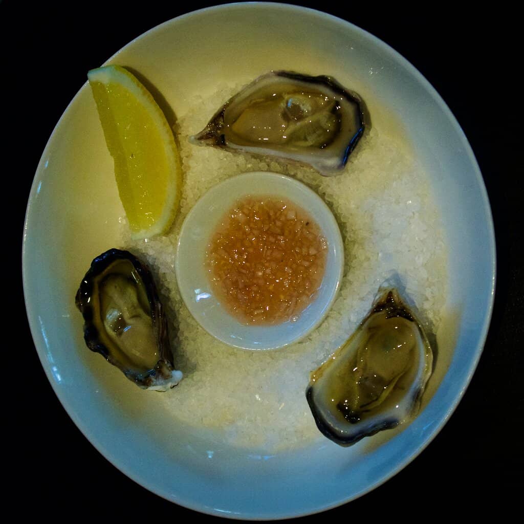 Freshly Shucked Oysters