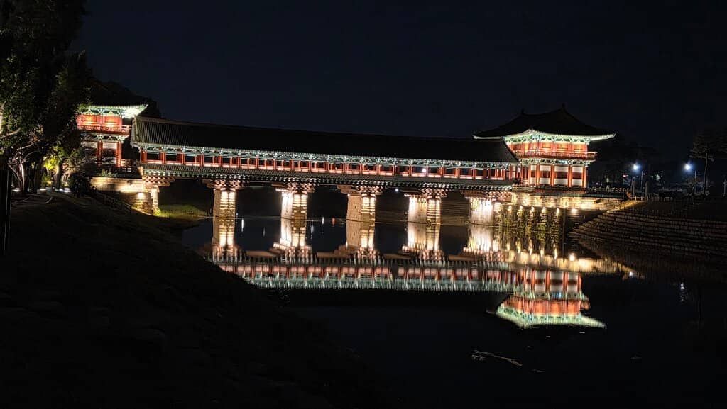Woljeonggyo Bridge at Night
