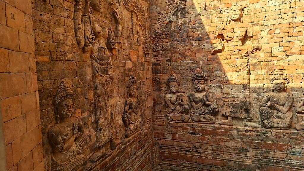 Intricate Brick Bas-Reliefs