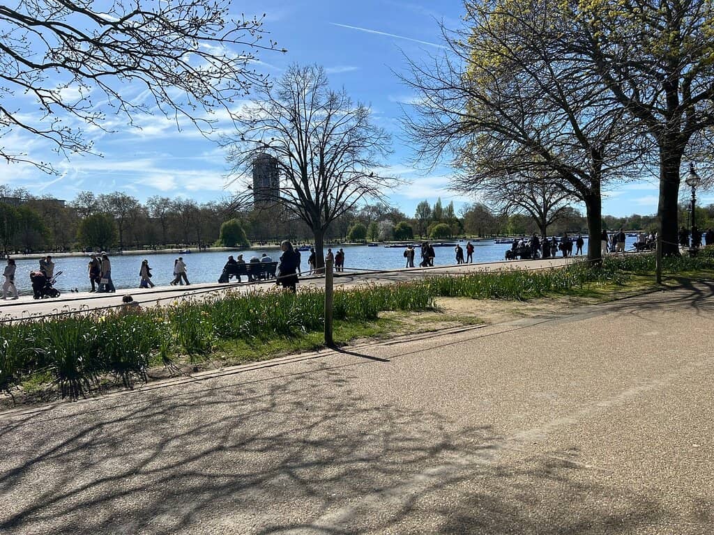 Boating on The Serpentine
