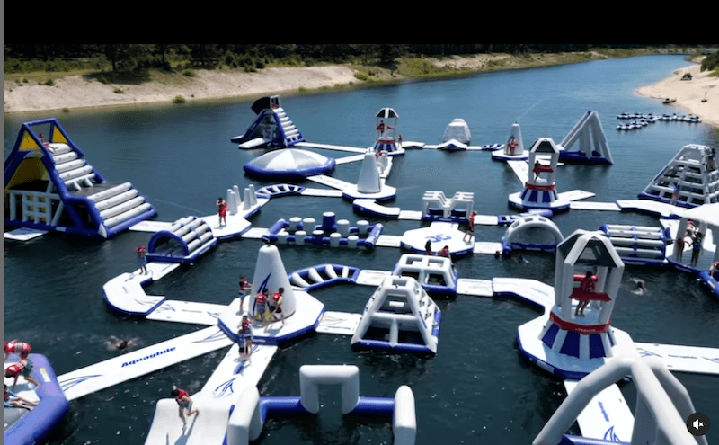 Long Island's Inflatable Water Park